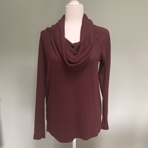 Gibson Cozy Convertible Neckline Tunic - Picture 1 of 7
